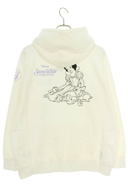 SEQUEL 24AW white Print Pullover Hoodie White Size M