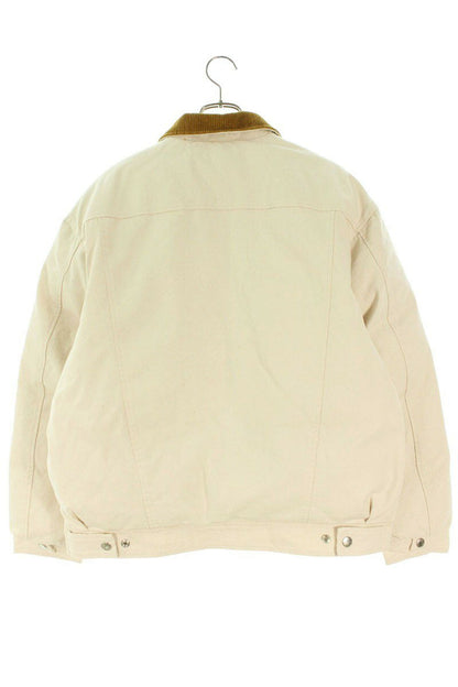 Supreme x Schott 22AW Canvas Down Truker Jacket Beige Size L