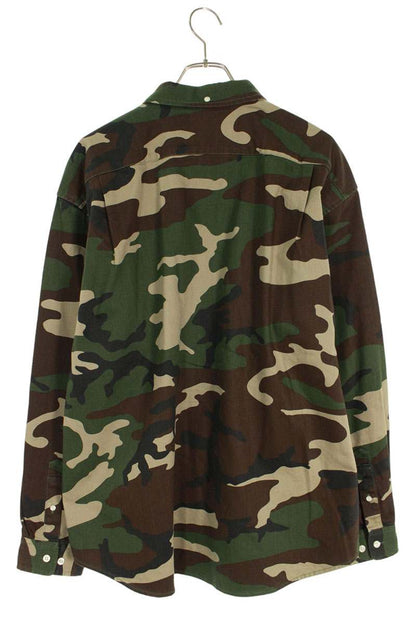 Supreme 25AW Small Box Denim Shirt Woodland Camo Size L