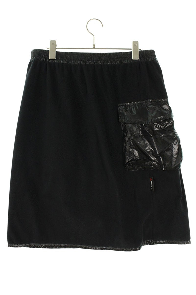 Undercover x gragment design Polartec fleece wrap skirt Black