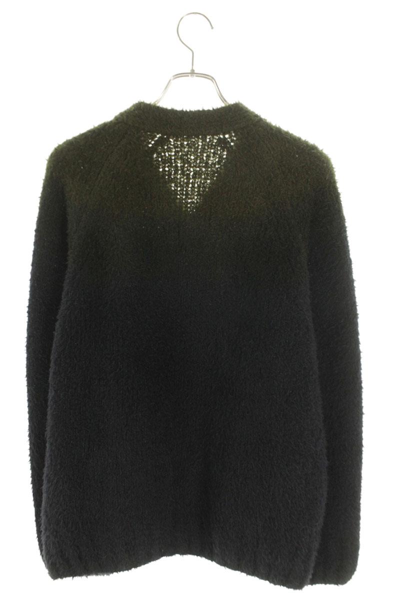 Sacai Gradation Knit Cardigan Black x Green Size M