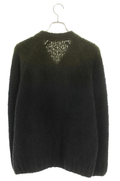 Sacai Gradation Knit Cardigan Black x Green Size M