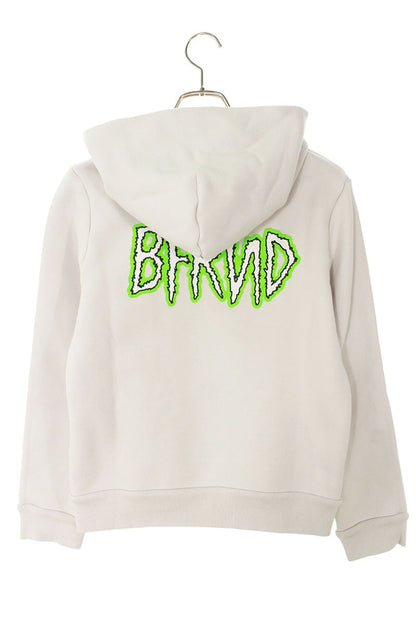 Balenciaga BFRND Zip Hoodie White Size L