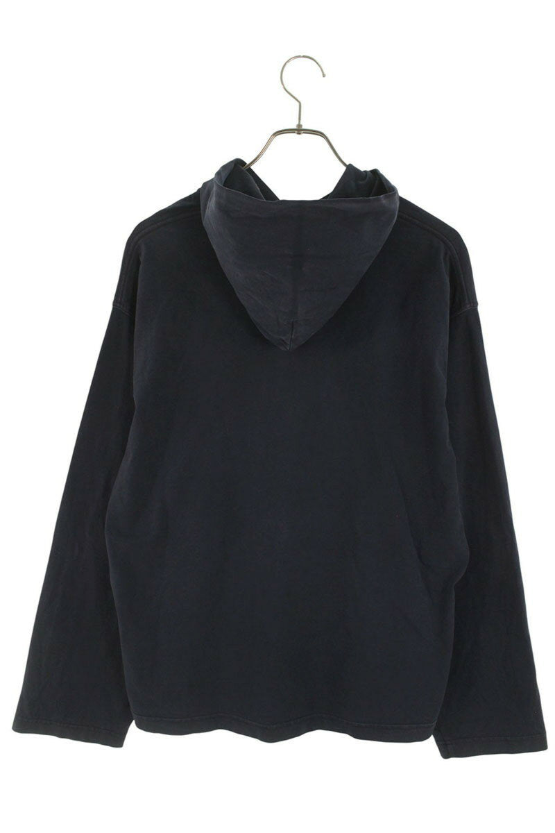 Vintage Balenciaga Tops - BALENCIAGA Print Distressed College Pullover Hoodie Blue Size S - Authentic Archive