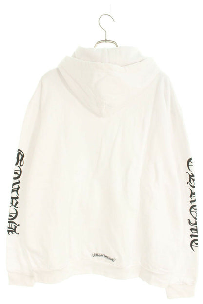 Chrome Hearts SWTSHRT PLVR Horseshoe Print Pullover Hoodie White Size XL