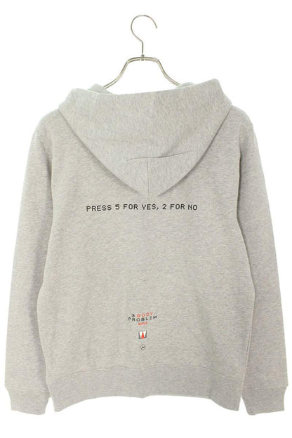 Fragment Design x SEQUEL 24SS Logo Print Hoodie Gray Size S