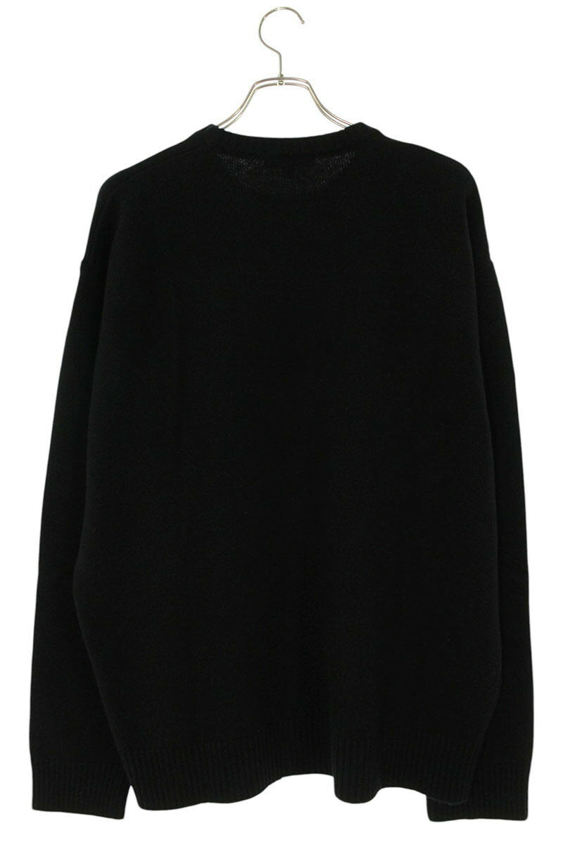 SUPREME 22AW Embossed Logo Sweater Black Size XL