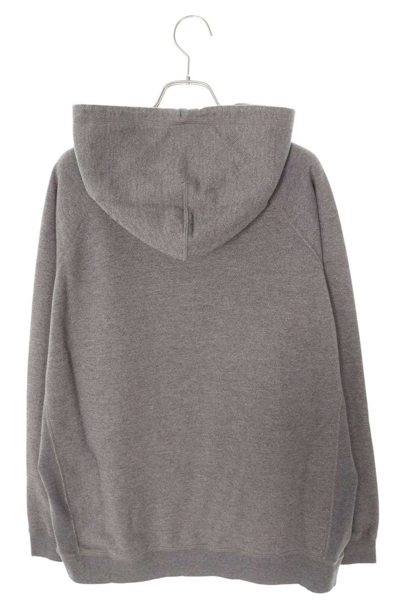 SEQUEL 23AW Logo Print Pullover Hoodie Gray x Pink Size XL