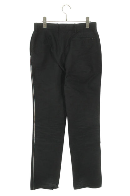 Balenciaga BB Logo sideline Cotton Long Pants Black Size 36