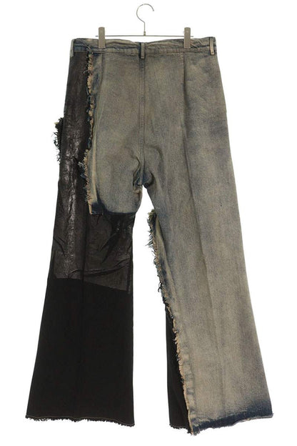 Rick Owens 25AW oris Flare Denim Pants Blue x Black Size 32