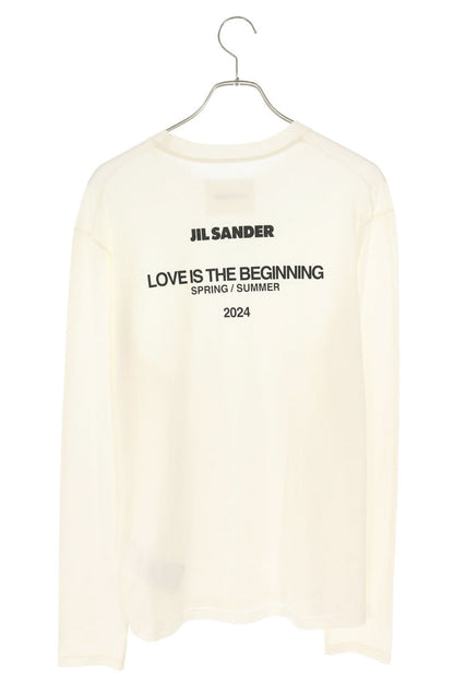 Jil Sander 24SS Print Long Sleeve T-Shirt White Size S