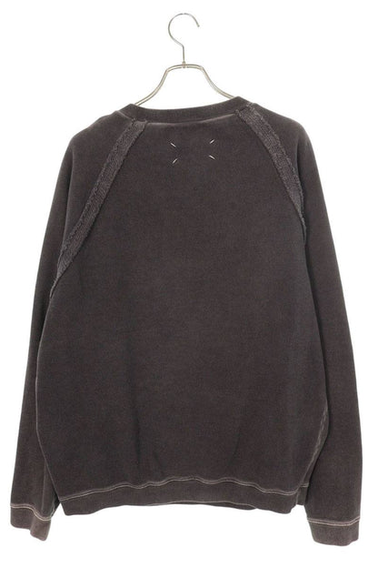 Maison Margiela Memory Label Well-Washed Crewneck Sweatshirt Gray Size 46