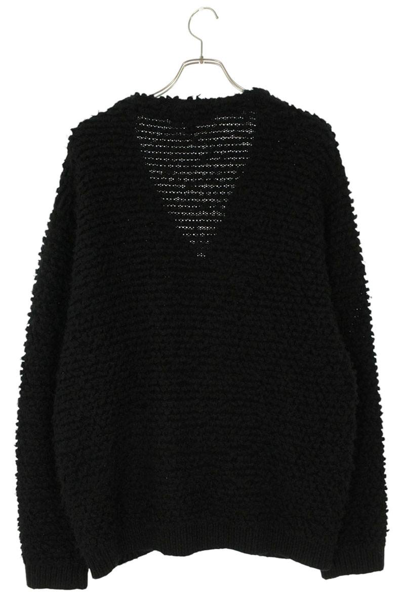 Supreme 24AW Textured Knotted Cardigan Black Size L