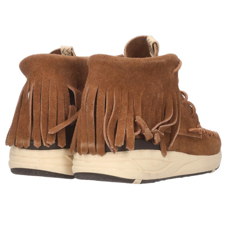 Visvim YUCCA MOC SHAMAN Suede shearling shoes Size 10.5
