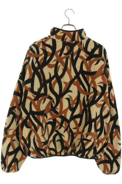 Saint Michael All-Over Print Fleece Blouson Brown Size L