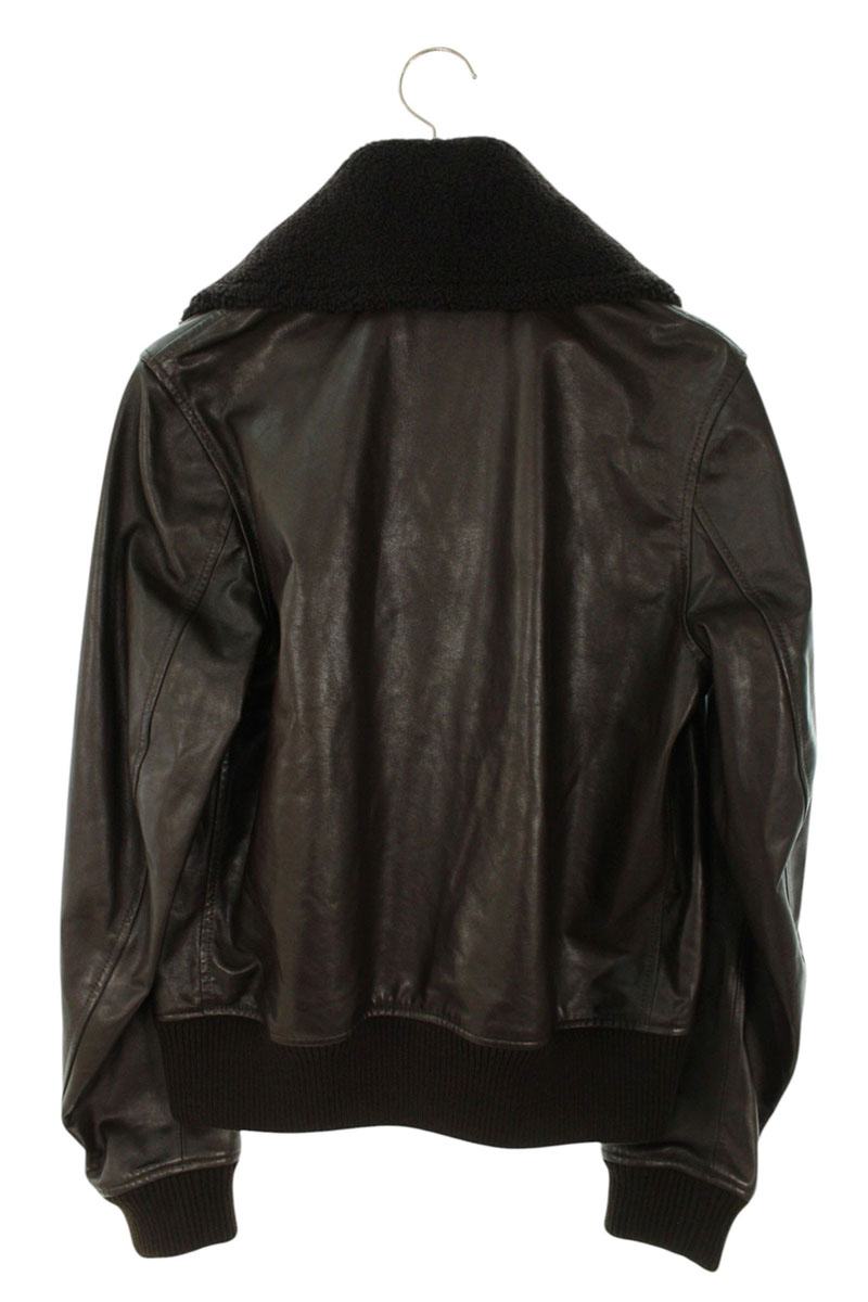 Our Legacy PHAROS BOMBER Leather Jacket Brown Size S