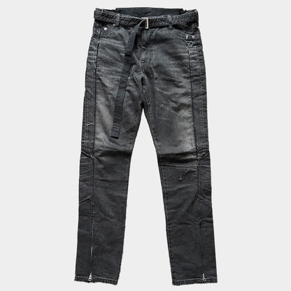 SACAI 21AW Belted Denim Pants Black Size 3