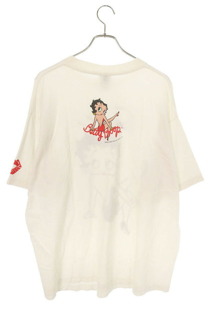 Saint Michael Vintage Print T-Shirt White Size XL