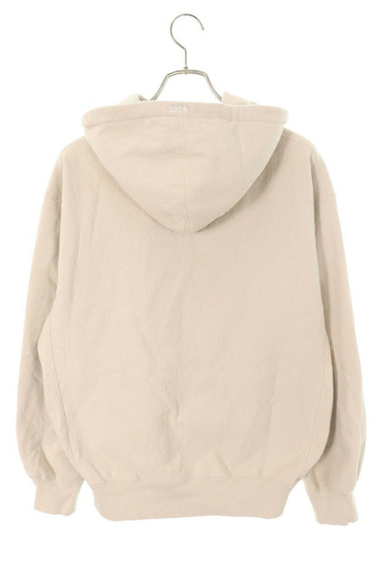 Supreme 24AW Box Logo Hooded Sweatshirt Beige Size M