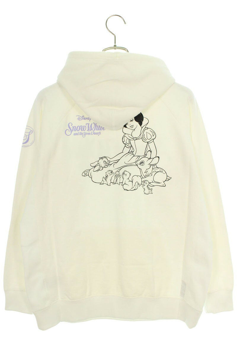 SEQUEL 24AW white Print Pullover Hoodie White Size S