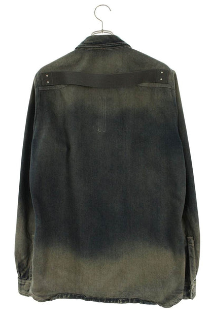 Rick Owens FOGPOCKET OUTERSHIRT Blue Size 48