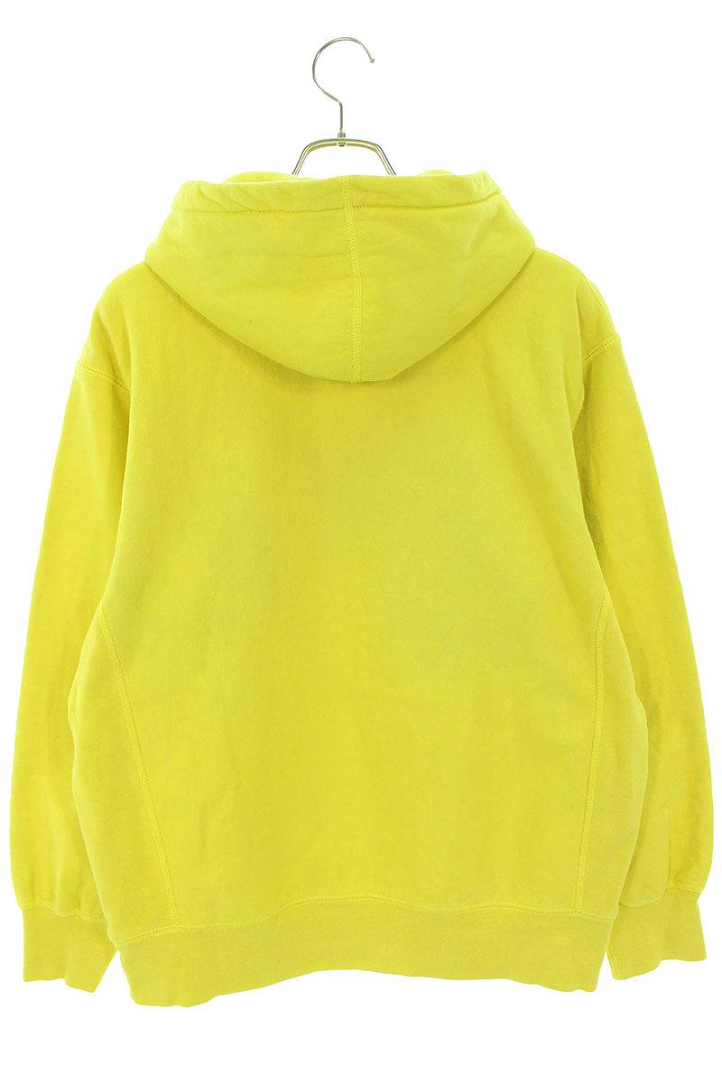 Supreme 20AW Cross Box Logo Hooded Sweatshirt Yellow Size M
