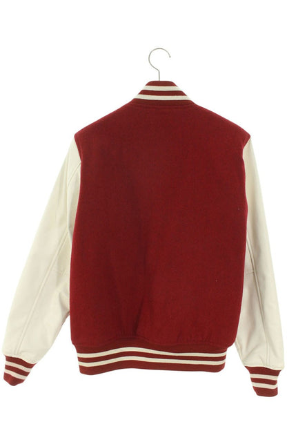 Stussy Homeboy Varsity Jacket Wool Blouson Red Size S