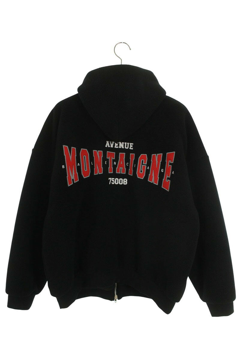 Vintage Balenciaga Tops - BALENCIAGA Back Logo Embroidered Hoodie Black Size S - Authentic Archive