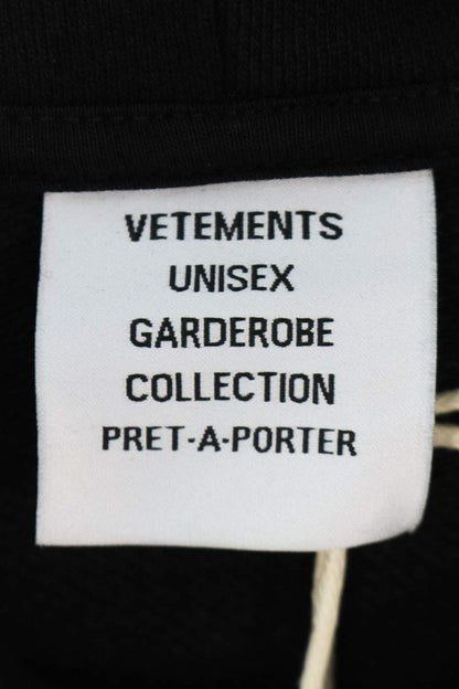 Vetements 24AW embroidery Logo Hoodie Black Size L