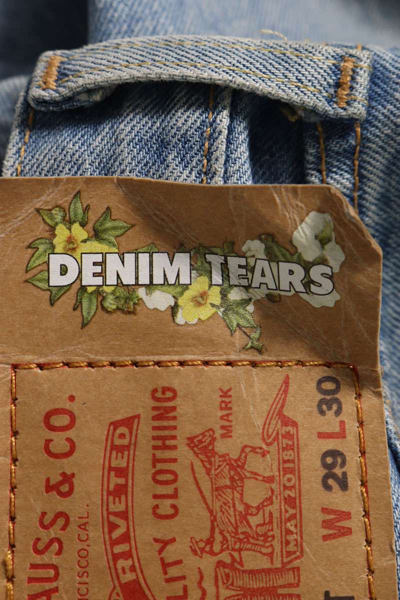 DENIM TEARS Print Denim Pants Size 29