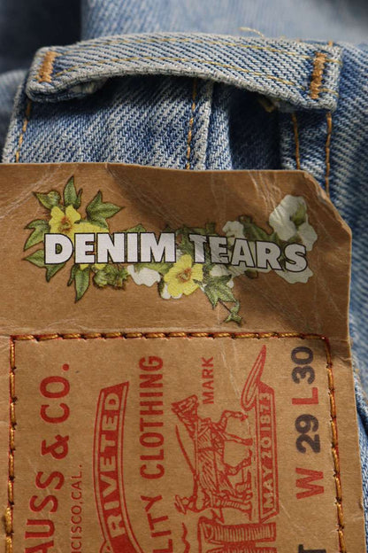 DENIM TEARS Print Denim Pants Size 29