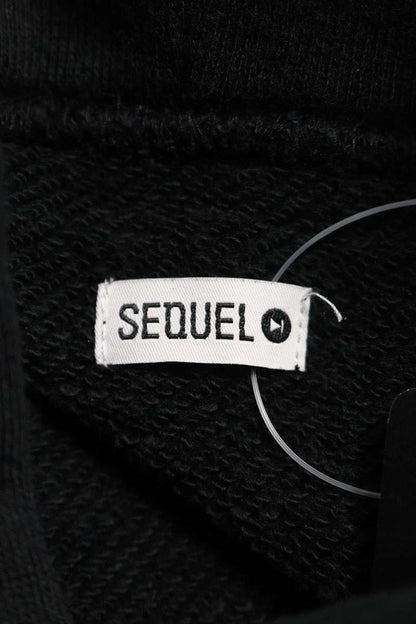SEQUEL 24AW Print Hoodie Black Size L