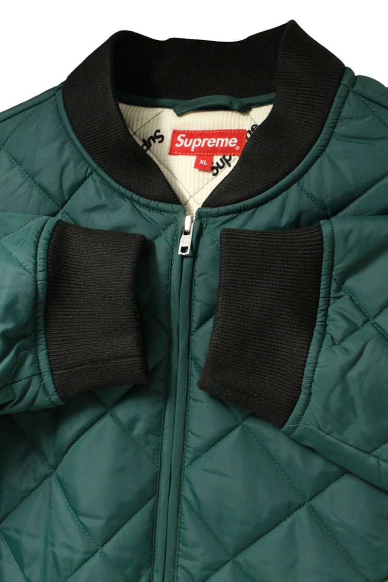 Supreme 19AW dead prez Quilted Work Jacket Blouson Green Size XL