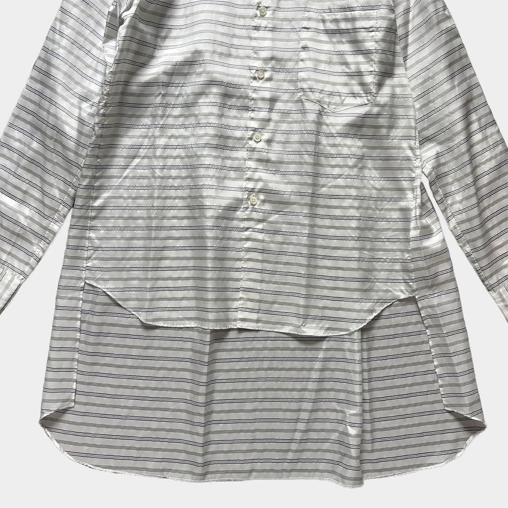 COMME DES GARCONS HOMME PLUS 24AW Striped Shirt White Size S