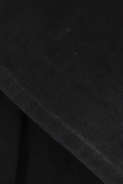 Balenciaga Wide Denim Pants Black Size S