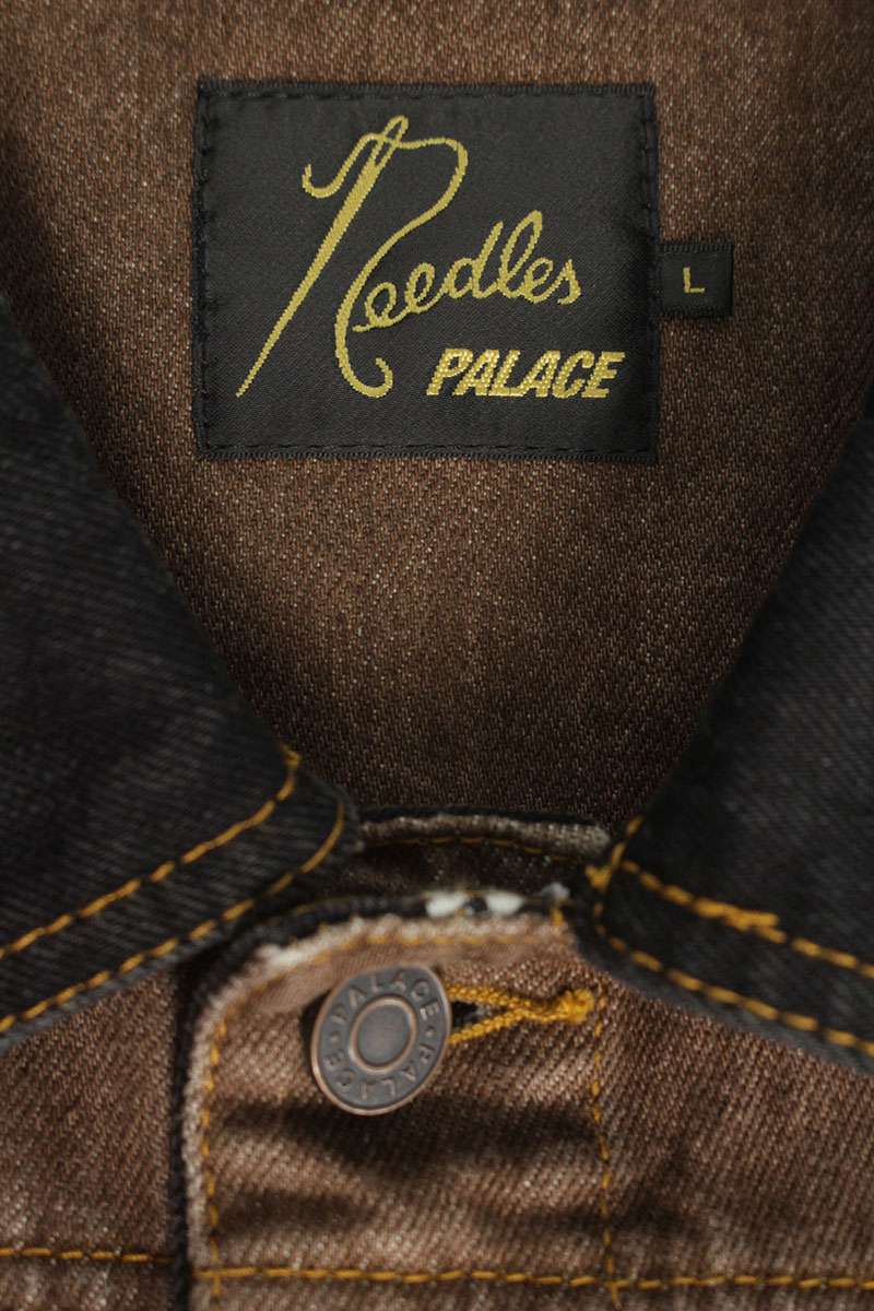Palace x Needles 24AW Western Denim Jacket Size L