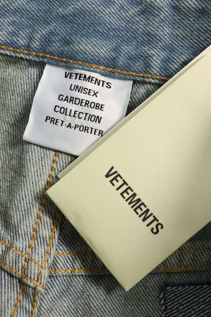 Vetements 25SS Distressed Denim Pants Blue Size 29