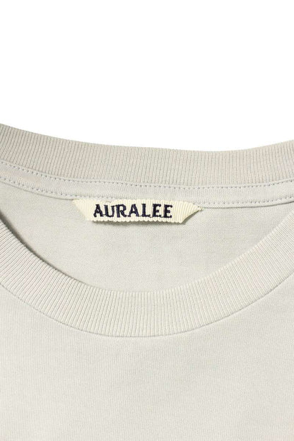 Auralee Crewneck Long Sleeve T-Shirt Blue Size L