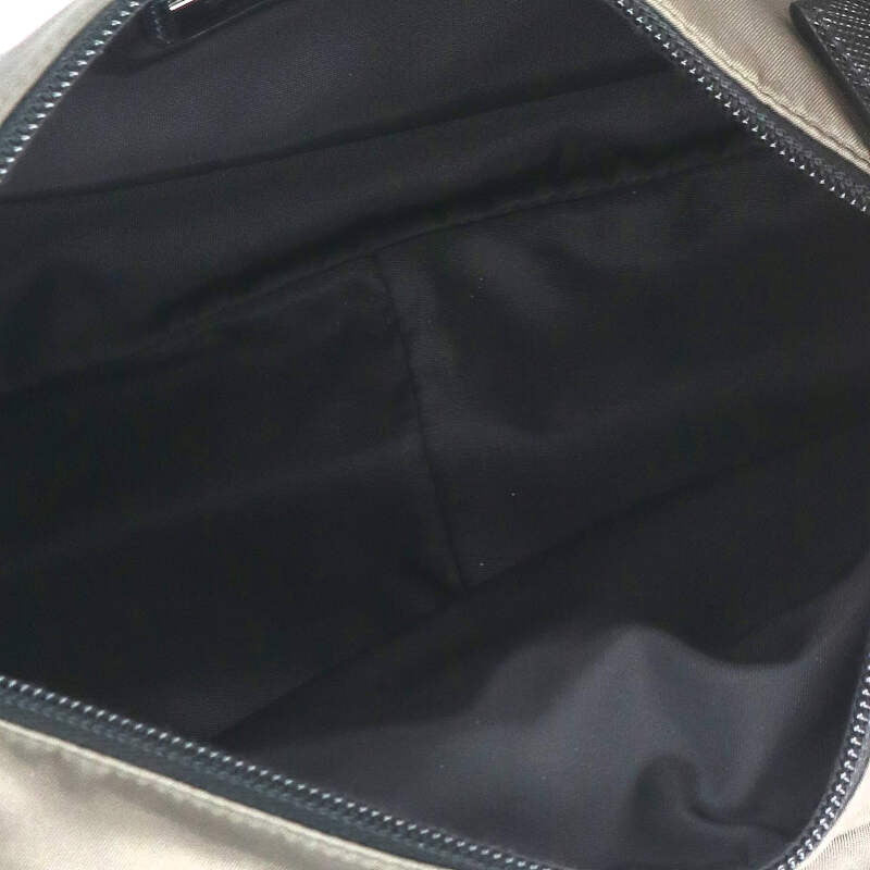 Prada Logo Shoulder Bag Green x Black