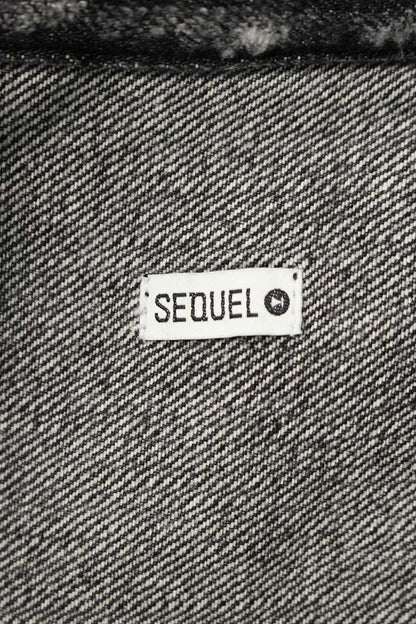 SEQUEL 24SS Distressed Denim Vest Black Size L