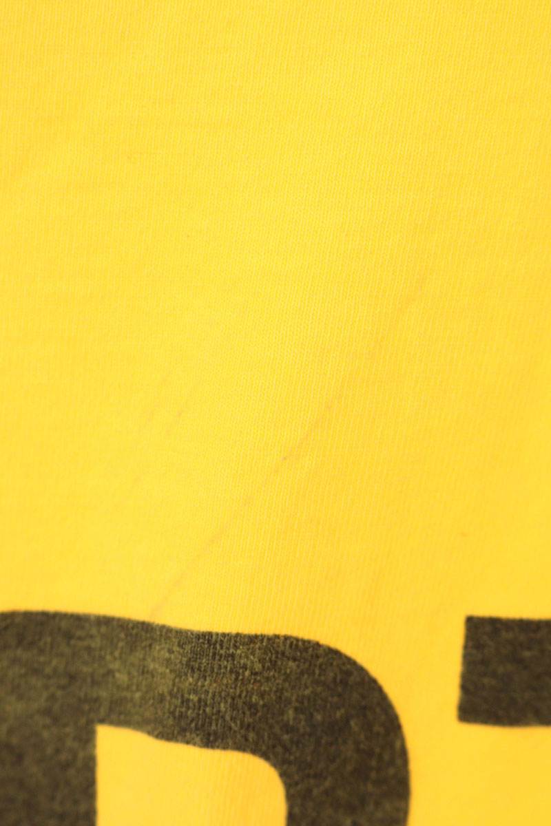 Gallery Dept. Logo Print T-Shirt Yellow Size XL