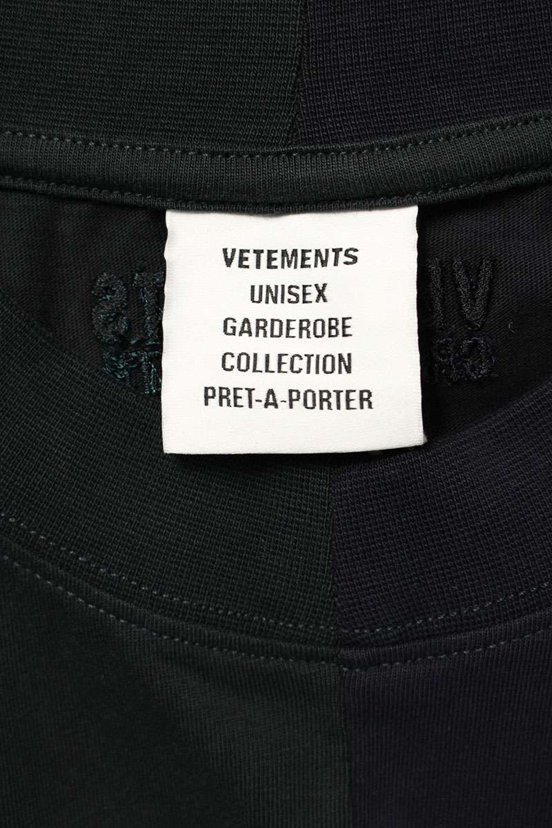 Vetements 25AW N Cof T-Shirt Black x Green x Blue Size XS