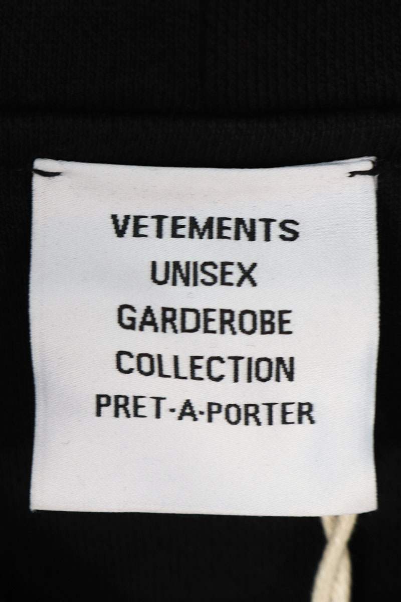 Vetements 24AW Hoodie Black Size XL