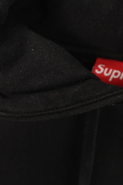 Supreme x Kaws 21SS KAWS Chalk Logo Hooded Sweatshirt Black Size L