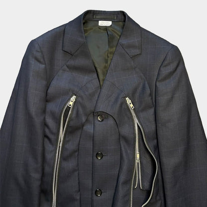 COMME DES GARCONS HOMME PLUS 23AW Avant-Garde Chester Coat Blue Size XS