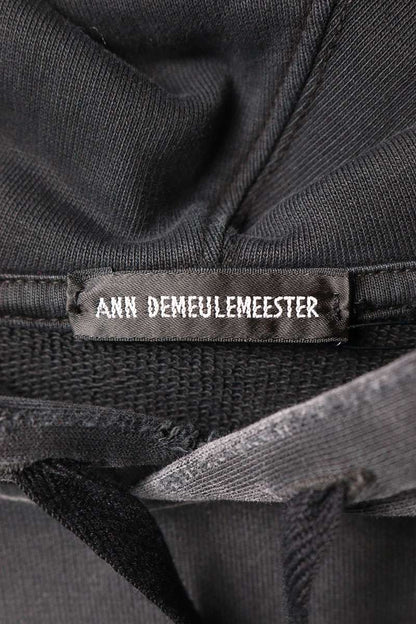 Ann Demeulemeester 25AW Print Pullover Hoodie Black Size XS