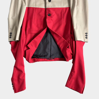 COMME DES GARCONS HOMME PLUS 24SS Beyond Reality Chester Coat Beige Size M