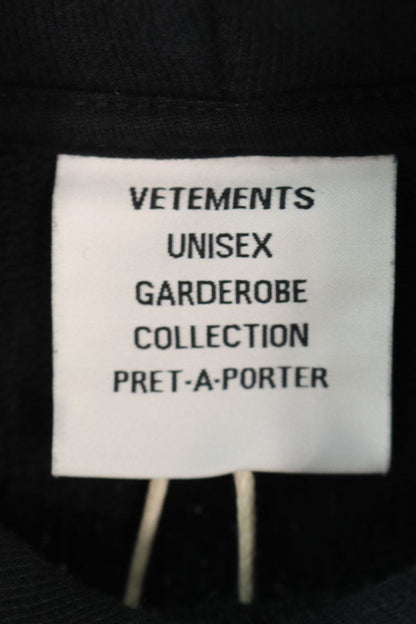 Vetements 24AW Logo Hoodie Black Size M
