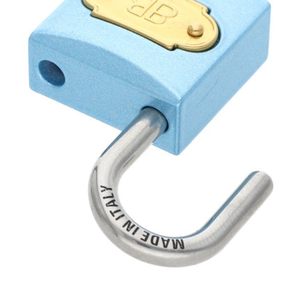 Balenciaga Logo Charm Blue x Gold