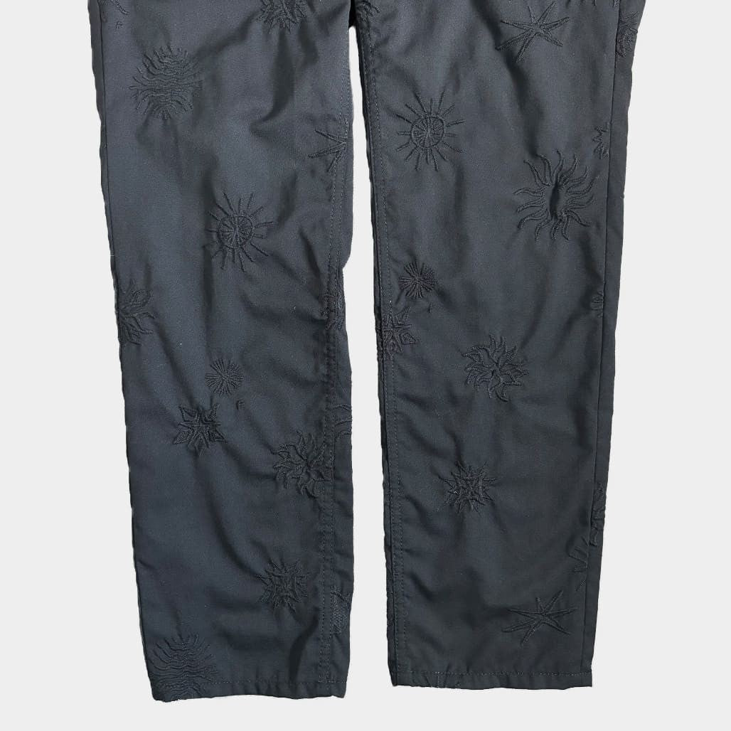 BLACK COMME DES GARCONS 24SS Embroidered Trousers Black Size L